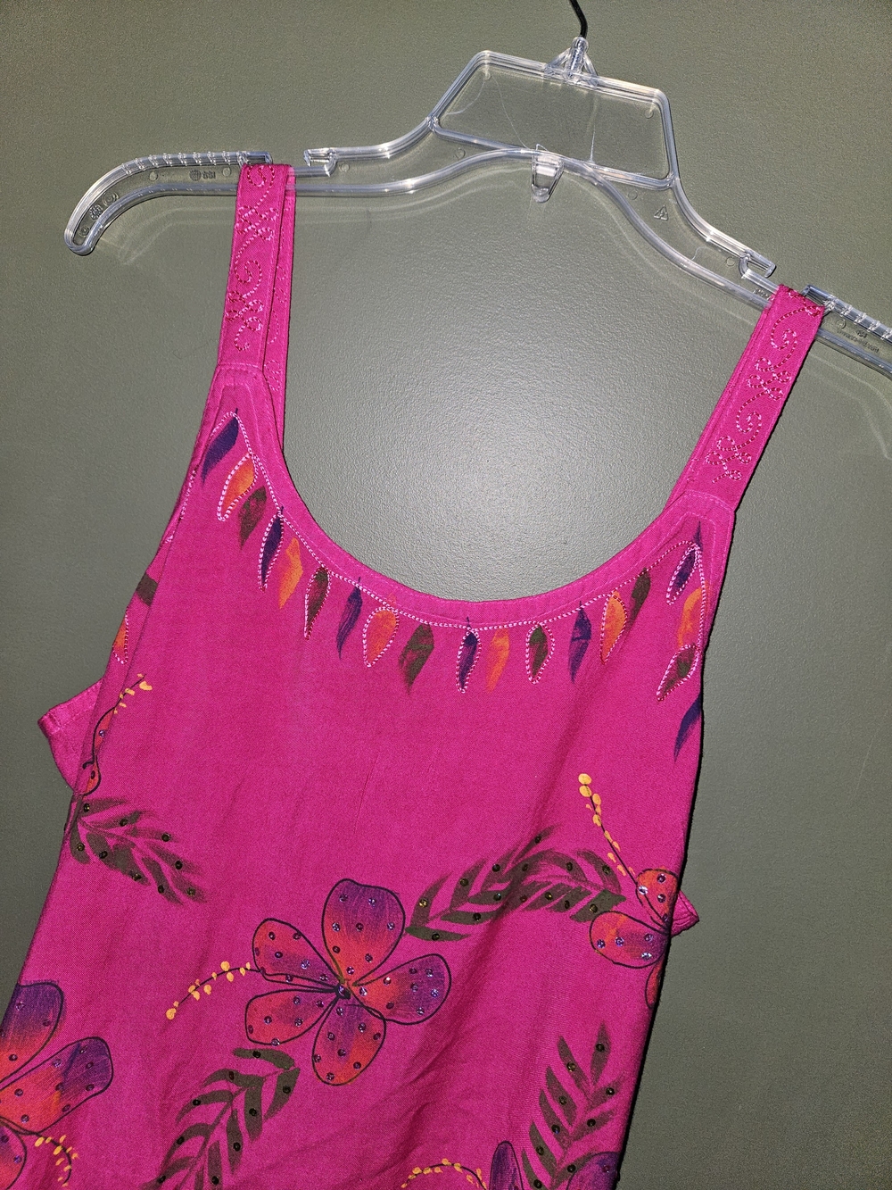 Raya Sun Bright Pink Floral Summer Dress